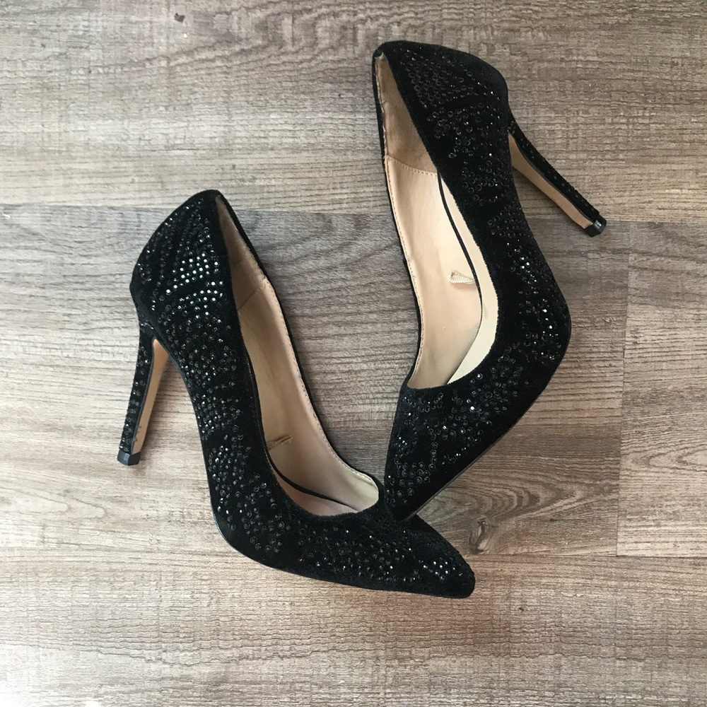 ZARA DAZZLING BLACK HEELS - Picture 4 of 8
